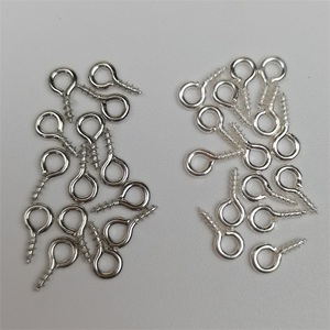 Mini alfileres de ojo, joyería pequeña, tornillo para cuentas semiperforadas, clavijas - Product Image 4