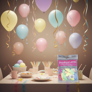 Globos de Látex Party Love de 30 cm en Colores Pastel, Bolsa de 50 Unidades, Decoraciones para Fiestas de Cumpleaños - Product Image 2