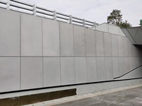 Panneau mural en béton préfabriqué durable, design moderne, vente directe en usine, étanche pour l'extérieur et les applications hôtelières