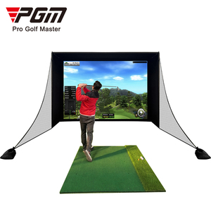 Kit <span class=keywords><strong>de</strong></span> structure pour <span class=keywords><strong>simulateur</strong></span> <span class=keywords><strong>de</strong></span> <span class=keywords><strong>golf</strong></span> intérieur/extérieur avec filet <span class=keywords><strong>de</strong></span> frappe et écran d'impact sur mesure pour l'entraînement - Product Image 6