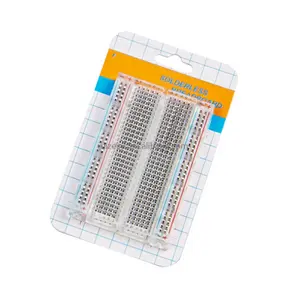 400 Tie-Points Half-Size Trong Suốt Kỹ Thuật Số Protoboard Breadboard