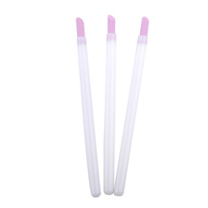 Brosse à ongles avec manche en plastique amovible, outil de nettoyage et de ponçage pour manucure et pédicure, élimination des peaux mortes - Product Image 1