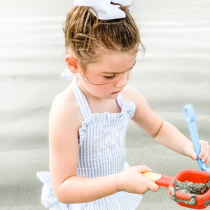 Estate ricamato Seersucker Stripe <span class=keywords><strong>costume</strong></span> intero per le bambine bambino bambini costumi <span class=keywords><strong>da</strong></span> bagno - Product Image 4