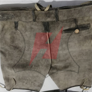 Cómodas Lederhosen Tradicionales Alemanas de Cuero Genuino Bávaro con Hebillas Ajustables - Product Image 5