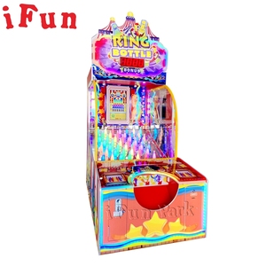 Fabricante de juegos de arcade de China Light-up Ring Toss Máquinas de redención eléctricas Ring Bottle Throwing Rings Skill Win Ticket - Product Image 4