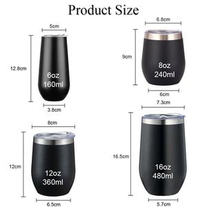 Custom Double-Layer Stainless Steel <b>Mug</b> Eggshell Insulated Vacuum Thermos Classic Design Mini <b>Mug</b> Outdoor Coffee Cup with Lid - Product Image 4