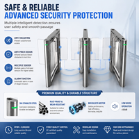 Torniquete Automático de Alta Seguridad con Sistema de Control de Acceso Inteligente para Entrada Comercial, Suministro de Fábrica