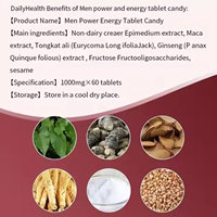 Offre Spéciale : Complément Énergétique Naturel pour Hommes – Bonbons Énergétiques à la Maca Noire, Améliore l'Endurance, la Vitalité, la Qualité et le Désir
