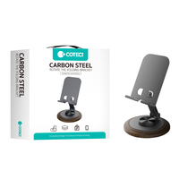 COTECi-Support universel pour téléphone portable, rotatif à 360 degrés, en acier au carbone