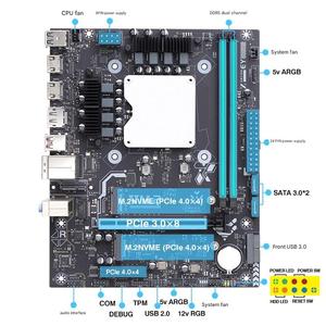 Kit de Placa Base para PC de Escritorio Ultra con CPU Integrada Ultra5 125H Ultra7 155H 165H, CPU/GPU/NPU AI, PCIe4.0, Doble DDR5, ARGB Ultra5 1 - Product Image 2