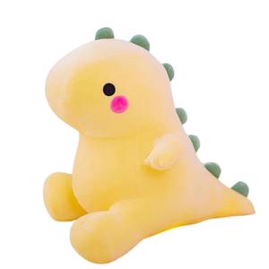 Dinosaurio de algodón súper suave de alta calidad, lindo juguete de peluche corto para aliviar el estrés, edredón para ocasiones de cumpleaños - Product Image 4