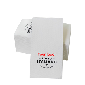 2 Ply Quilted <strong>Paper</strong> <strong>Napkins</strong> Thick Super Soft 8 Fold Serviette Tissue <strong>Paper</strong> with Custom logo for Luxury Hotel Restaurant Wedding - Product Image 1