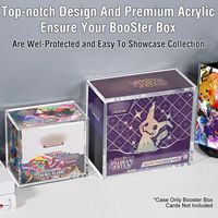 Boîte de présentation Elite Trainer Box Pokémon 151 UPC 6MM transparente, mini-bundle, faite à la main en acrylique, 100 % écologique, résistante aux UV, pour collectionneurs de luxe