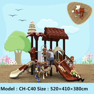 Petit toboggan coloré personnalisé de grande taille pour aire de jeux extérieure, jardin d'école, toboggan combiné de bonne qualité avec balançoire - Product Image 4
