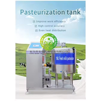 Cuve de pasteurisation entièrement automatique haute performance avec pompe, pour lait, jus, bière, refroidisseur et stérilisateur en acier inoxydable de qualité alimentaire 30-1000L