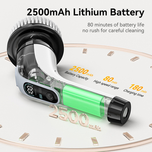 Épurateur électrique intelligent A11 IPX7 Têtes <span class=keywords><strong>de</strong></span> <span class=keywords><strong>nettoyage</strong></span> remplaçables Invite vocale sans fil 2500mAh Brosses électriques <span class=keywords><strong>de</strong></span> <span class=keywords><strong>nettoyage</strong></span> - Product Image 5