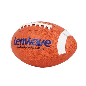 Balón de Rugby Lenwave OEM de PVC/PU/Microfibra para Entrenamiento/Juego, Tamaños 1/3/6/9 con Cámara de Goma - Product Image 1