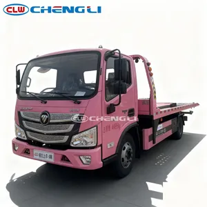 Camión de Remolque Versátil Foton 4x2 con Plataforma Deslizante Hidráulica para Recuperación de Vehículos y Asistencia en Carretera en Venta - Product Image 4
