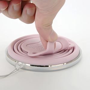 Vaso de Agua Plegable de Silicona Reutilizable Portátil de 270 ml al por Mayor para Acampar y Viajar al Aire Libre - Product Image 3