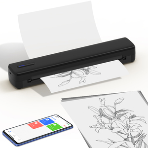 Portable <b>USB</b> <b>for</b> Thermal Printer <b>for</b> Tattoo Artists Business Travel Use-A4 Size Type-C Charging 2600mAh Battery - Product Image 1