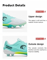 Chaussures de football de futsal professionnelles basses pour l'extérieur, personnalisées par le fabricant (OEM), pour l'entraînement, toutes saisons (printemps, hiver, été)