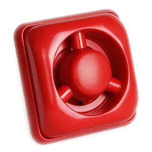 Chinese Original Factory DC24V Wired Fire Alarm Horn Siren With Sound Strobe and Flashing