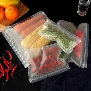 Tái Sử Dụng Silicone Thực Phẩm Lưu Trữ <span class=keywords><strong>Bag</strong></span> Đứng Lên <span class=keywords><strong>Zip</strong></span> Shut <span class=keywords><strong>Bag</strong></span> Leakproof Container Tươi <span class=keywords><strong>Bag</strong></span> - Product Image 1