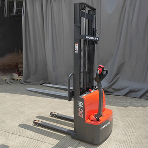 Electric Pallet Stacker with Reliable Engine and <b>Pump</b> Forklifts Core Components for Manufacturing Plants and Farms - Product Image 3