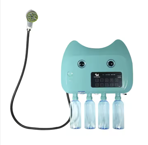 Machine à bulles de bain automatique pour chat et chien SPA en plastique avec 4 flacons Produits de toilettage pour animaux de compagnie Nettoyage de la salle de bain Shampoing en caoutchouc - Product Image 2