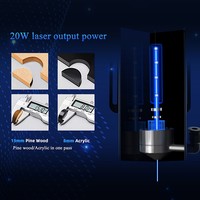 Bois Portable Gravure Laser Machine Cristal Métal 20W Laser Graveur Cutter Verre Twotrees Pierre Laser Gravure Machine