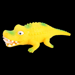 Jouet à presser en PU effet crocodile et requin, vente en gros OEM, pour filles et garçons, jouet promotionnel avec logo personnalisé - Product Image 3