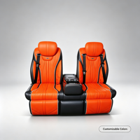 Banc arrière en cuir de qualité supérieure à 3 places avec massage et ventilation pour Multivan T5 Caravelle T6