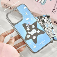 Coque de téléphone Ins pour Iphone16 16pm 16plus 16pro 15 15pm 15plus 15pro 14pm 14plus 14pro 14 13 13pro 12 coque magnétique en Fiber de carbone