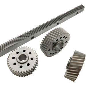 맞춤형 브랜드 M4 40x40x1000 스틸 헬리컬 기어 랙 및 피니언 - Product Image 1