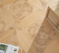 Entrega en 72 Horas en EE. UU., Piso de Madera de Roble, Piso Cuadrado de Nogal Negro, Parqué Artístico de Madera