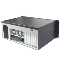 4u serveur rackmount noir châssis l'industrie cas cas courtes fournisseur