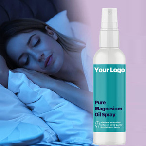 Semprotan minyak Magnesium murni label pribadi untuk mengurangi sakit kepala energi meningkatkan stres tidur ketegangan otot dan relaksasi - Product Image 1