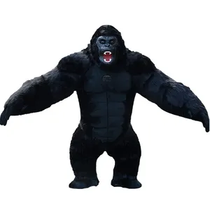 2.6m Inflatable King Kong mascot costume for outdoor activity