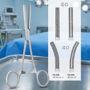 ที่หนีบหลอดเฟอร์กูสัน 16 ซม. 6 1/4 นิ้ว F6-258 เครื่องมือผ่าตัดห้ามเลือด เครื่องมือคุณภาพสูง - Product Image 4