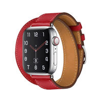Bracelet en cuir véritable Tschick pour Apple Watch Band 49 46 42 40 41 mm Bracelet de sport Correa IWatch Series Ultra 10-9-8-7-6-5-SE