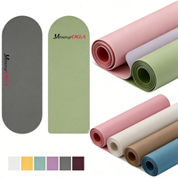 Tapete de Yoga YEWAYOGA de Caucho Natural y PU Antideslizante, Ecológico y Duradero para Ejercicios en Casa y Pilates