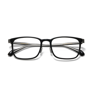 Monturas de Gafas Rectangulares de Aro Completo, Color Sólido, Anti-UV, Ligeras, para Adultos, Unisex, Corrección de Visión - Product Image 5
