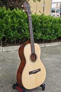 Brand Factory High Quality Handmade 38 Inch All Solid Guitar 4 <b>String</b> Tenor Acoustic Guitar - Product Image 5