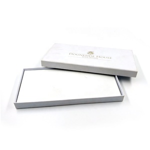 Estampage Carton Blanc Papier Cadeau Carte <span class=keywords><strong>D</strong></span>'<span class=keywords><strong>invitation</strong></span> Boîte <span class=keywords><strong>D</strong></span>'emballage Avec Couvercle - Product Image 5