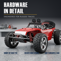 BG1513-A 1:12 Desert Off Road Eagle High Speed RC Buggy 2.4GHz Kontrol Proporsional Penuh 4WD Suspensi Independen Motor 390 3