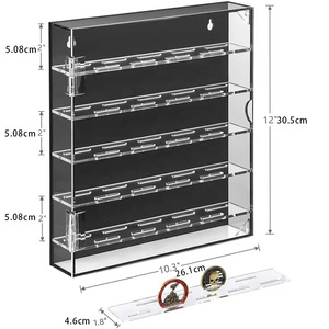 Vente en gros 5 couches clair défi porte-monnaie acrylique vitrine avec étagères amovibles - Product Image 2