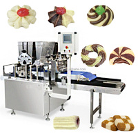 Machine à biscuits au beurre électrique multifonctionnelle légère tricolore Shanghai Bakenati BNT-700C, machine à biscuits automatique