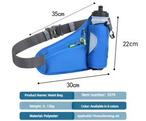 Sac banane de sport imperméable personnalisé pour <span class=keywords><strong>la</strong></span> randonnée, le cyclisme et <span class=keywords><strong>la</strong></span> course <span class=keywords><strong>à</strong></span> pied avec <span class=keywords><strong>porte</strong></span>-bouteille – Vente en gros - Product Image 6