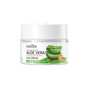 Crème hydratante et rafraîchissante pour le visage SADOER à la vitamine E et à l'aloe vera, hydratante, légère, rebondissante, pour tous types de peaux - Product Image 2