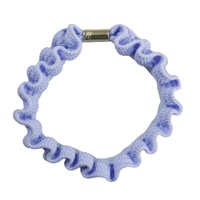 Scrunchie Korea dan Prancis yang Elegan, Ikat Rambut Wanita Elastis Berlipit Bergelombang, Aksesoris Karet Rambut untuk Pernikahan